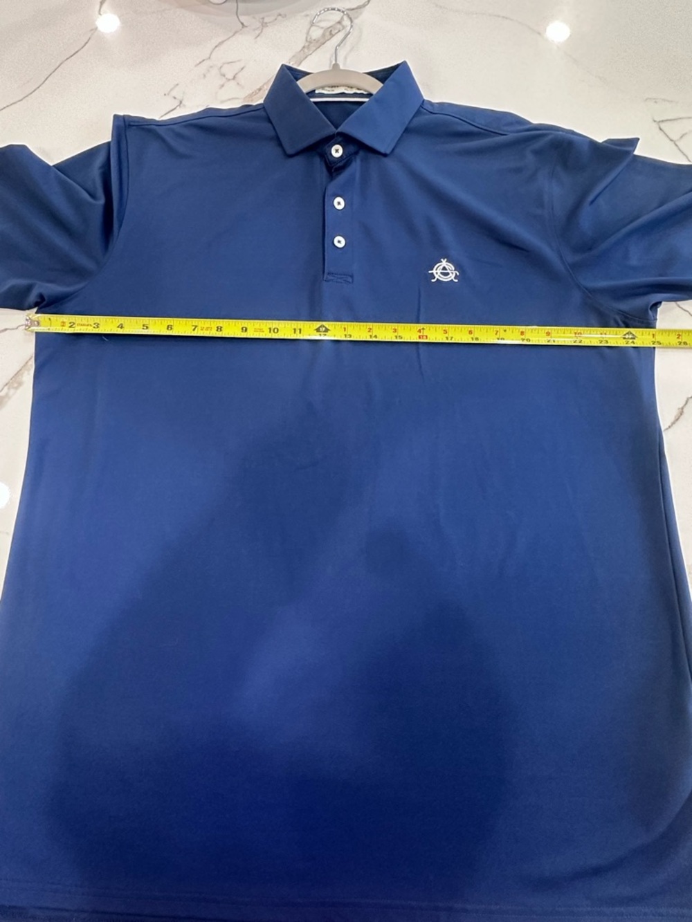 Holderness & Bourne Blue "The Macdonald" Golf Polo - XL - Argyle Country Club MD - Picture 6 of 9